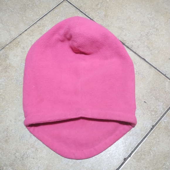 Youth Pink Fleece Head Warmer O/S - Picture 3 of 5